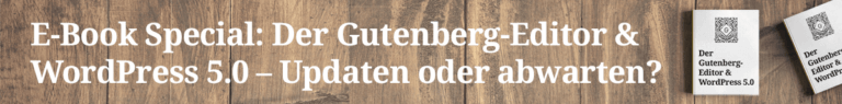 Gutenberg und WordPress 5.0 E-Book