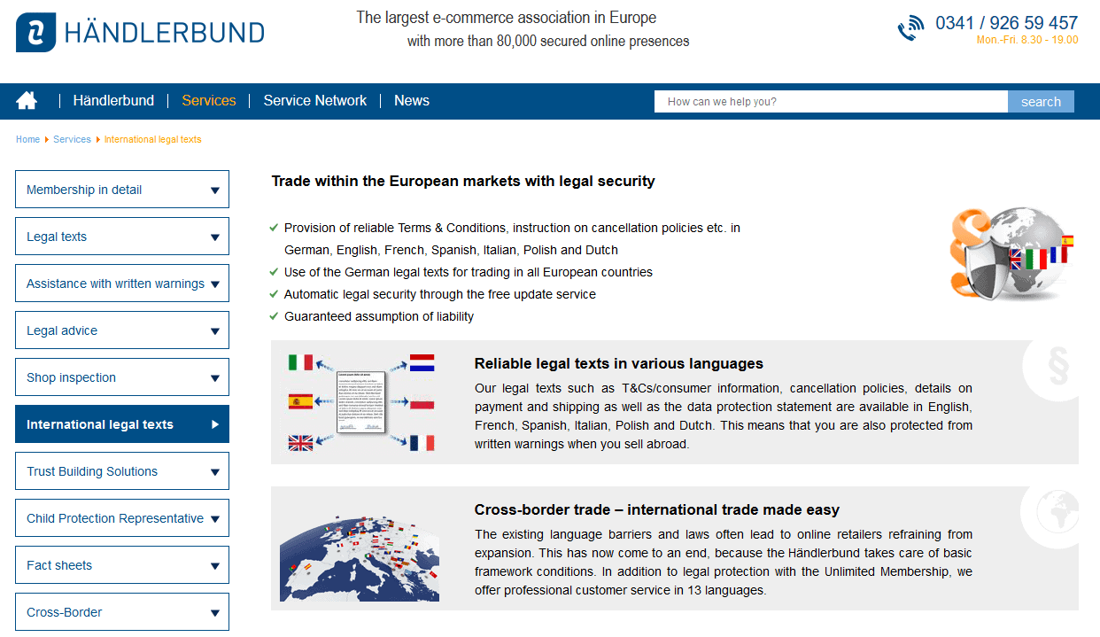Händlerbund, asociación comercial alemana de minoristas en línea,