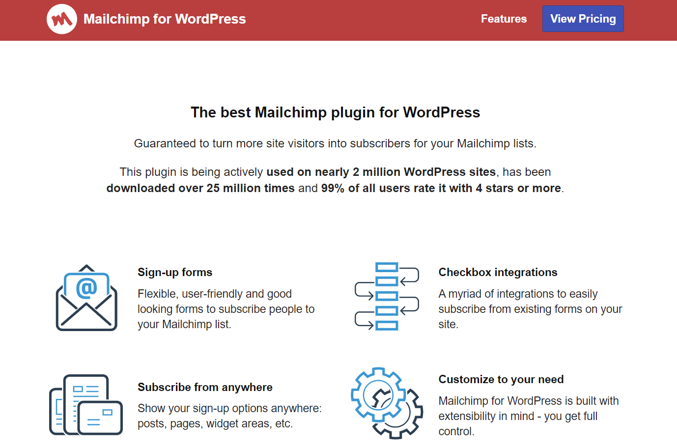 Mailchimp WordPress Plugin