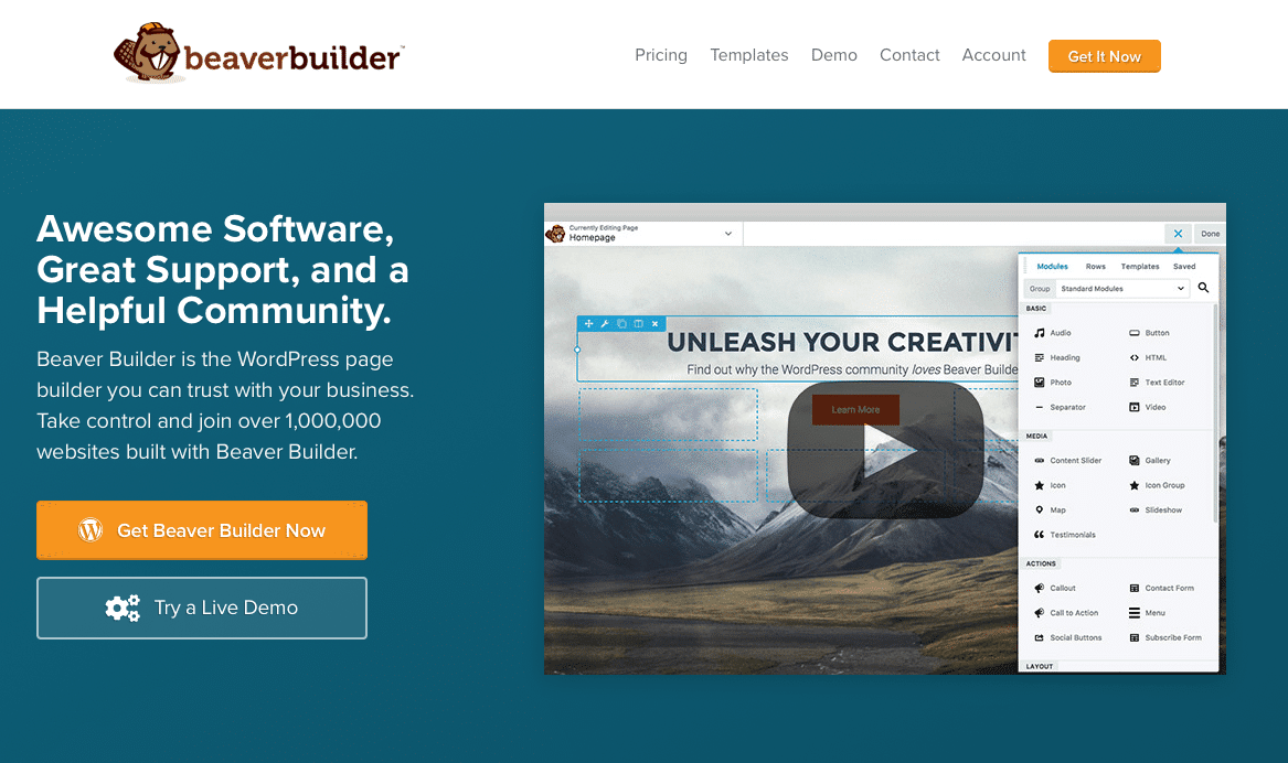 The best WordPress page builders & drag and drop WordPress themes