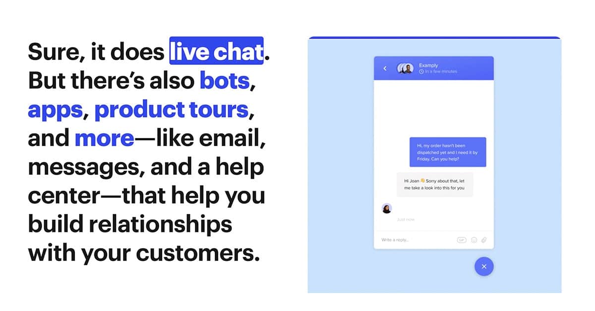 Intercom Webseite User Onboarding