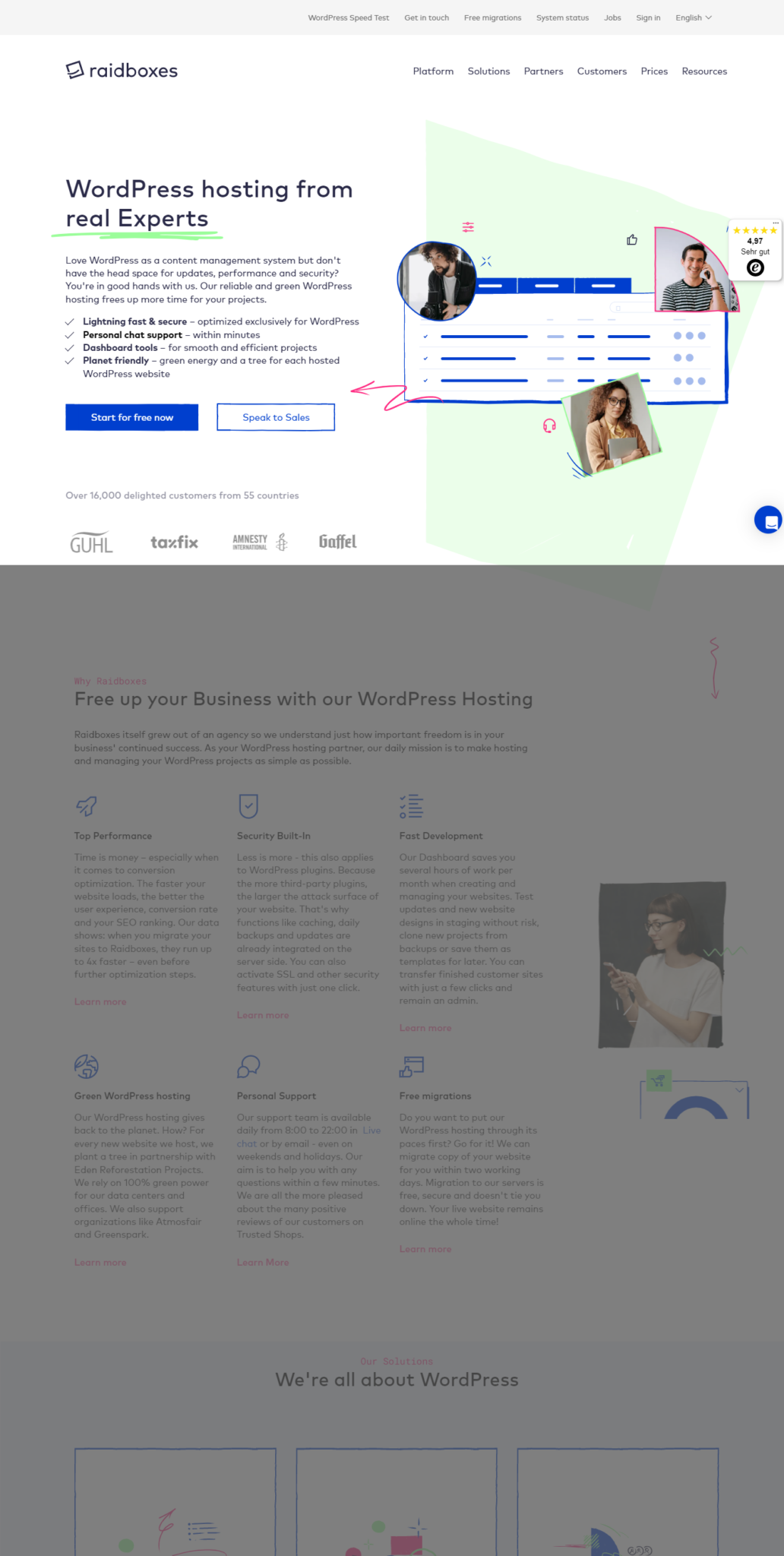 Raidboxes.io En Above The Fold Example Page Speed